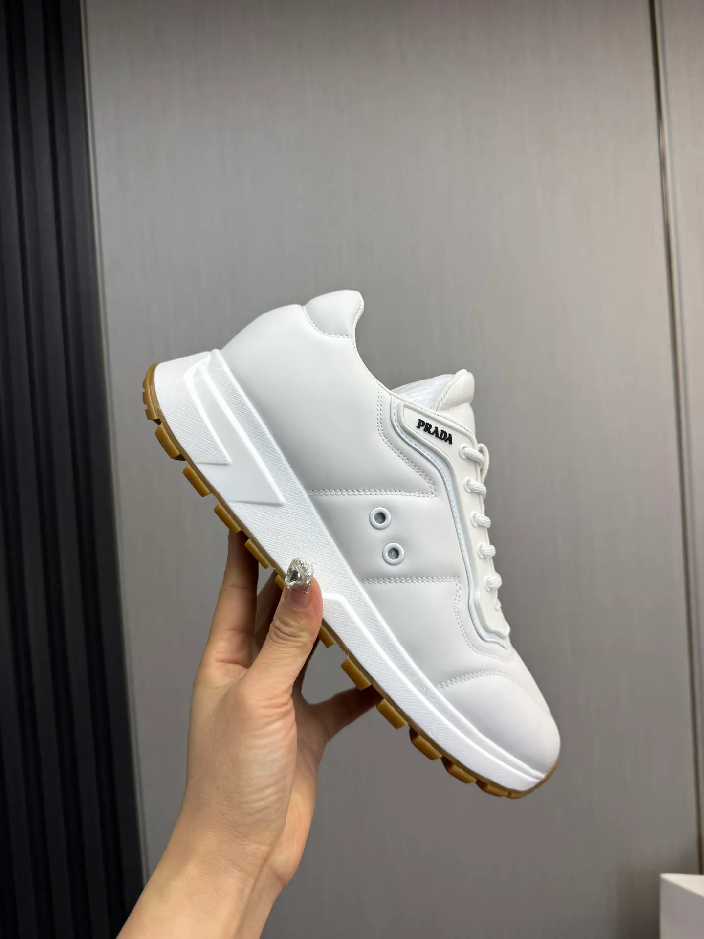 Men's shoes 💰560💰 [PRADA] Popular men's shoes shipped 👏Official website synchronized ⬆️Original imported waterproof fabric + cowhide lining, 1⃣️:1⃣️reproduction, original sole, 38-45 (45. Customized, non-refundable)